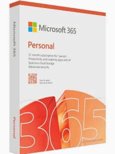 Hộp Microsoft 365 Personal bản quyền chính hãng nhìn chéo, gói 12 tháng cho 1 người dùng
